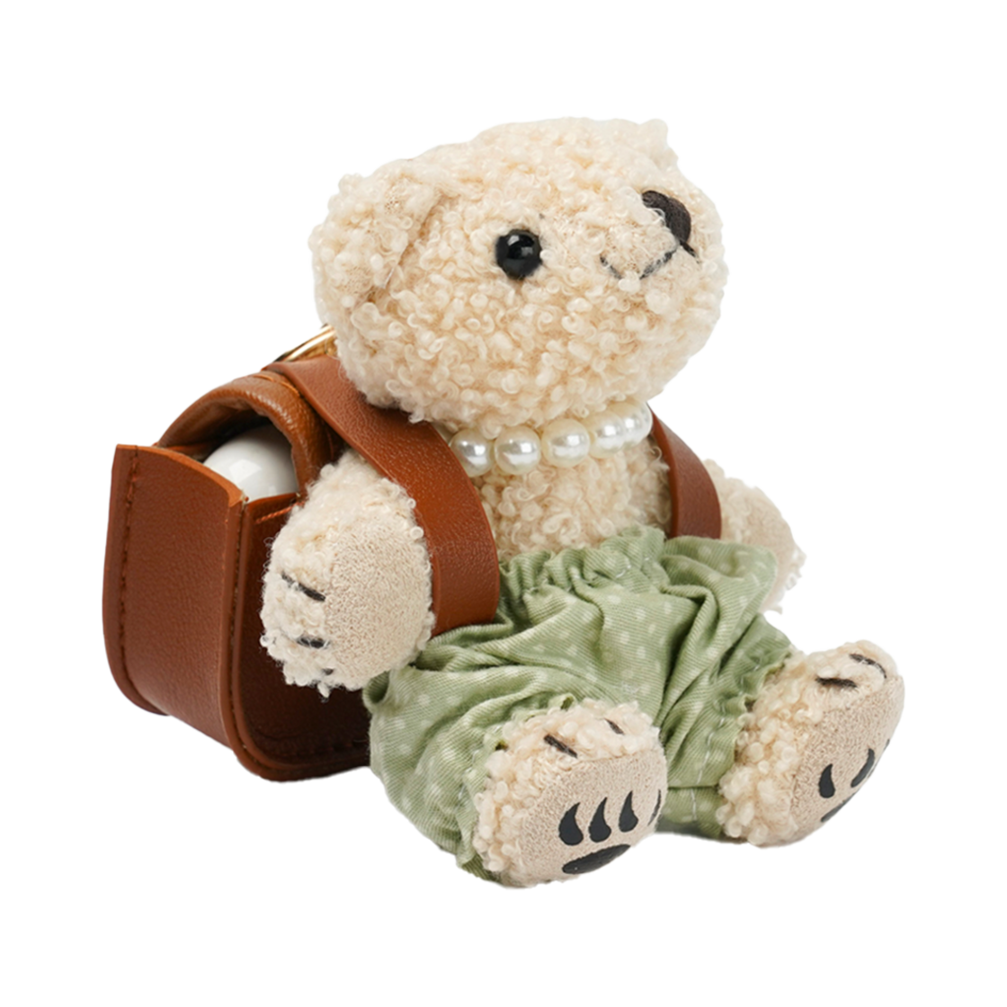 ACBP005002QD KR BEARPAW Bear Doll Airpods Case Cream Mint