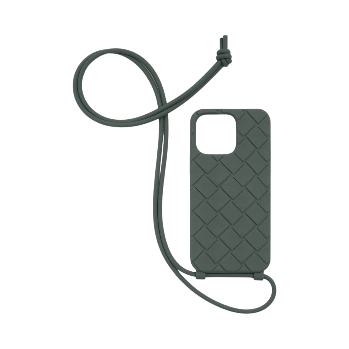 보테가 베네타 아이폰 14 프로 맥스 케이스 온 스트랩 슬레이트(Bottega Veneta iPhone 14 Pro Max Case On Strap Slate)