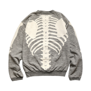 Kapital Fleece Big Crewneck Sweat Heather Charcoal