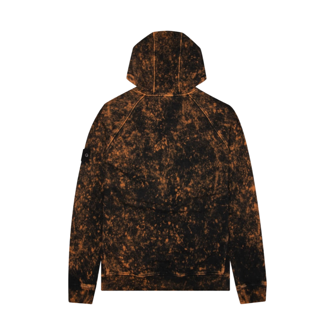 스톤 아일랜드 61338 오프-다이 트리트먼트 후드 스웨트셔츠 오렌지 - 21FW(Stone Island 61338 Off-Dye Treatment Hooded Sweatshirt Orange - 21FW) - 2