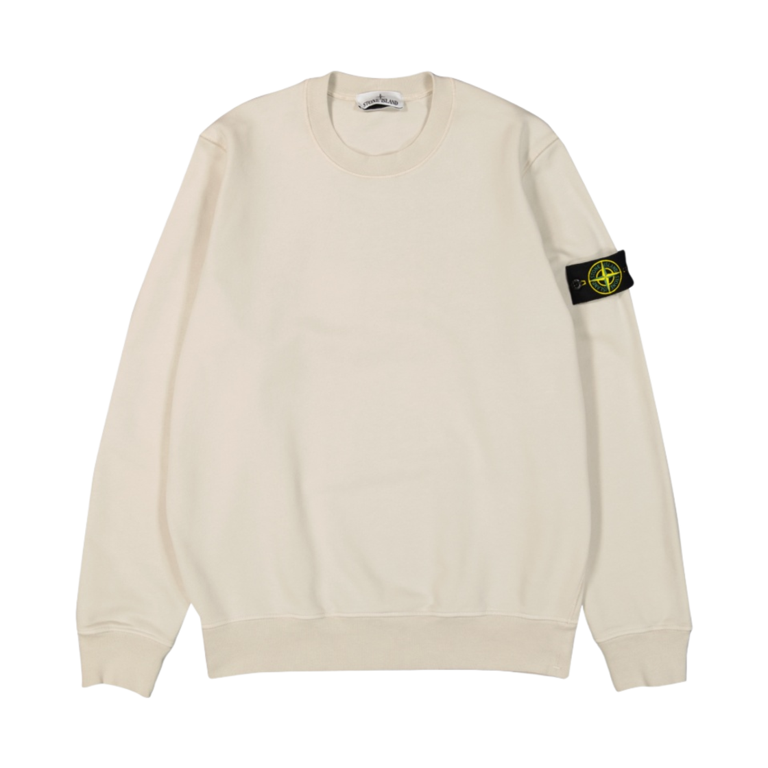 791563051-V0097 Stone Island 63051 Cotton Fleece Garment Dyed Sweatshirt Stucco - 23FW