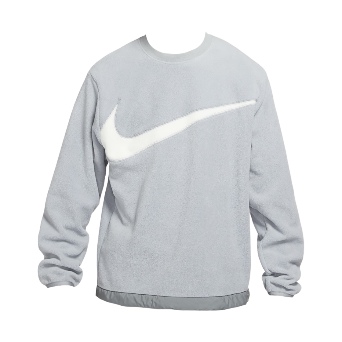 DQ4894-073 Nike Club+ Fleece Winterized Crew Neck Particle Grey - US/EU - 대표 이미지 #1