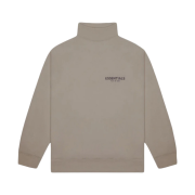 Essentials Pull-Over Mockneck Sweatshirt Taupe - 20FW