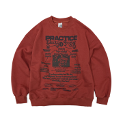 DEFYCLUBROBBERS Routine Sweatshirt Brick