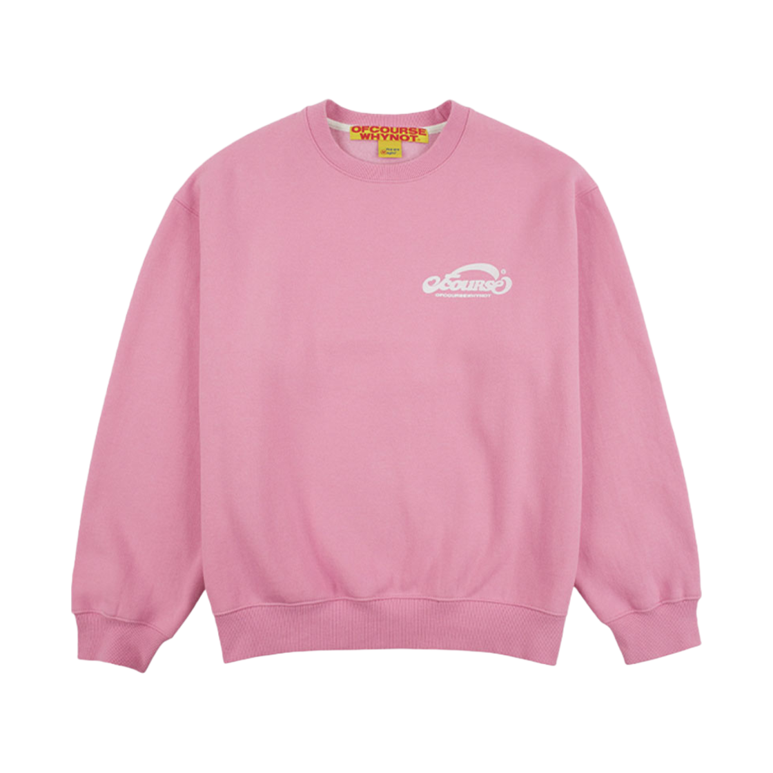 오브콜스와이낫 오브콜스 스웻셔츠 핑크