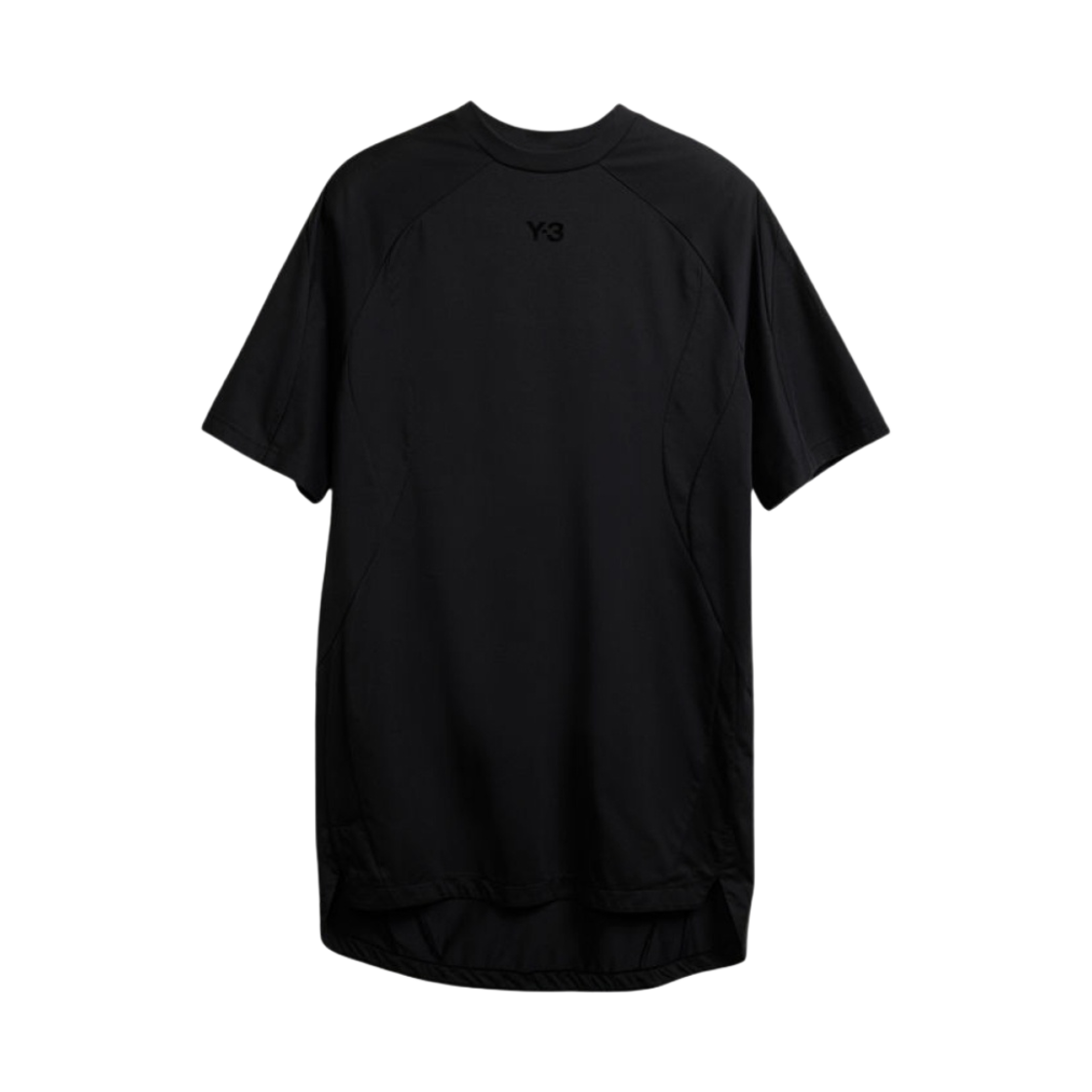 IR6245 (W) Y-3 Rust Dye T-Shirt Dress Black