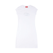 (W) Diesel D-Angiel Short Dress White