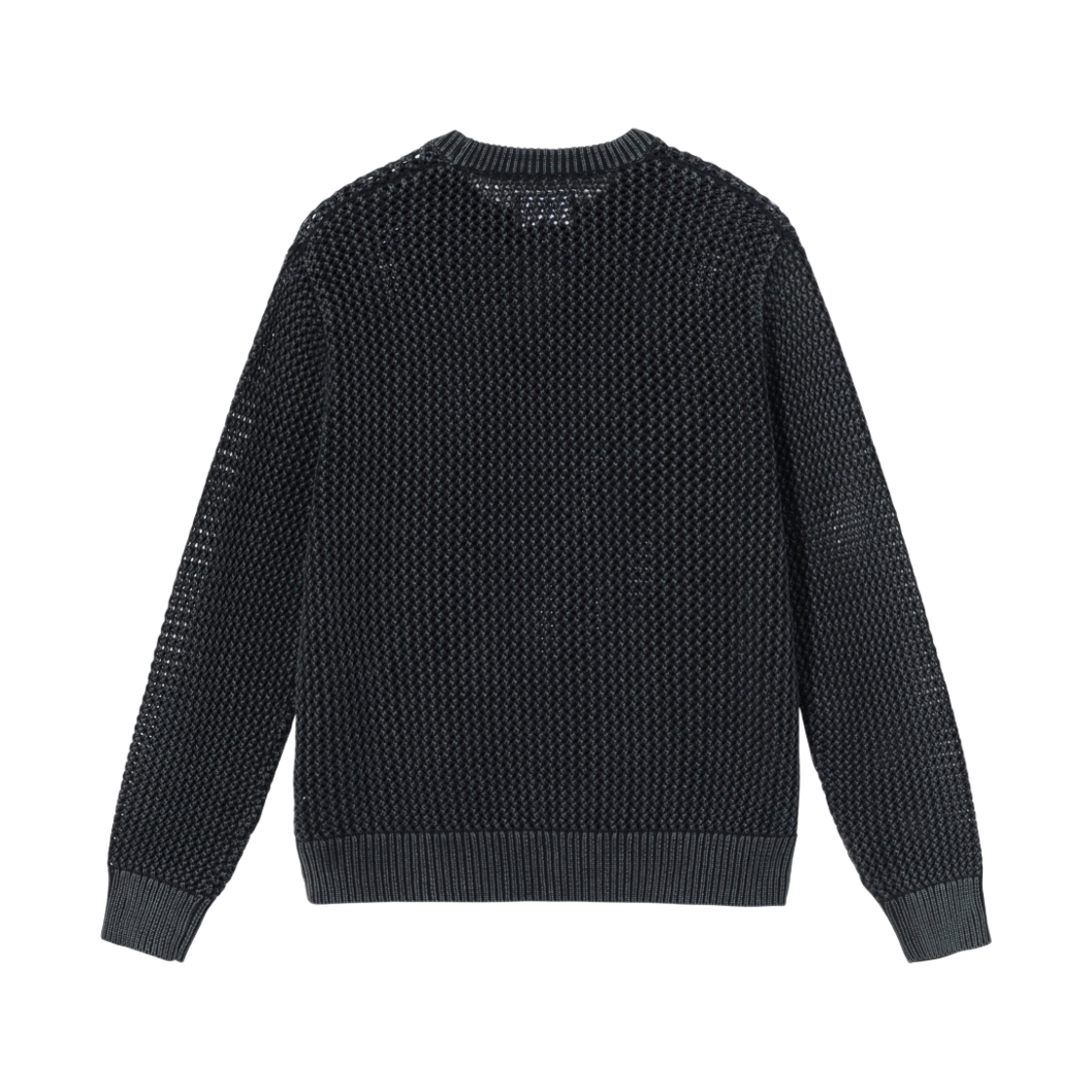 스투시 피그먼트 다이드 루즈 게이지 스웨터 블랙(Stussy Pigment Dyed Loose Gauge Sweater Black) - 2