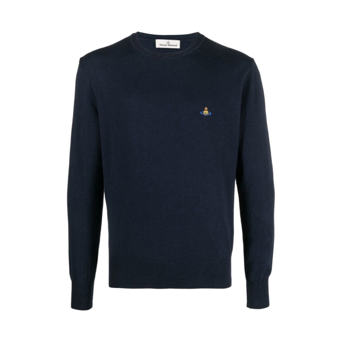 비비안 웨스트우드 라운드 넥 니트 네이비(Vivienne Westwood Round Neck Knit Navy) - 1