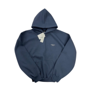 Undermycar Mu.10 Anti Fxxking Logo Play Oversized Bonded Hoodie Navy