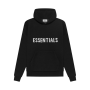 Essentials Knit Pullover Hoodie Black - 21SS