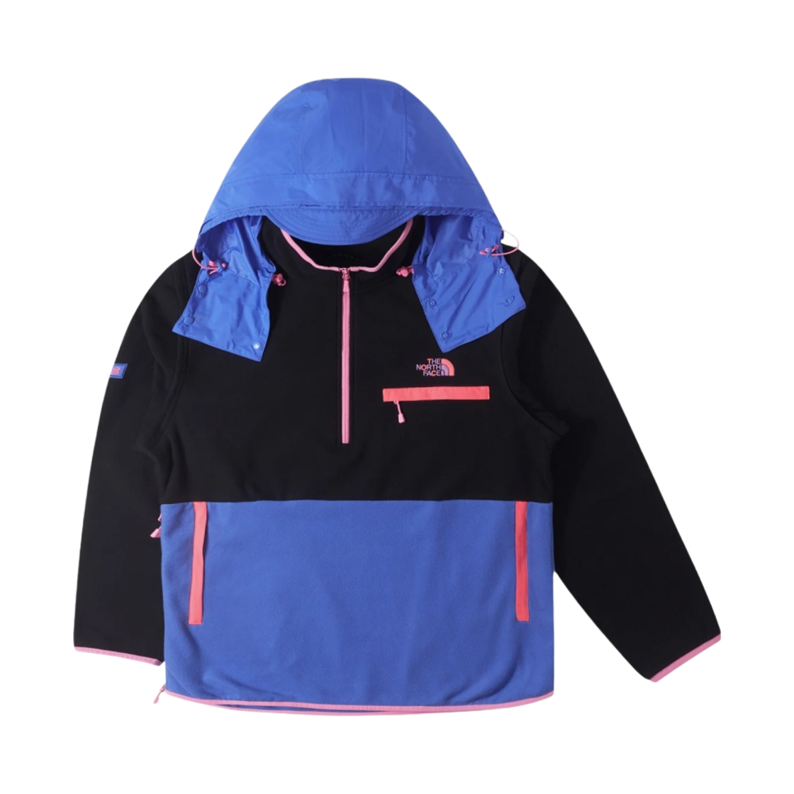 - The North Face x Clot 2 in 1 Hooded Fleece Top Black