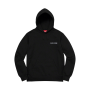 Supreme 1-800 Hooded Sweatshirt Black - 19FW