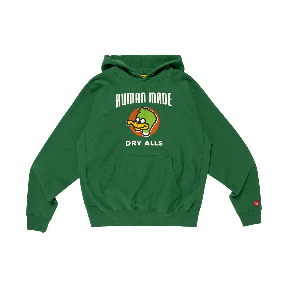 HM29CS017 Human Made Heavyweight Hoodie Green