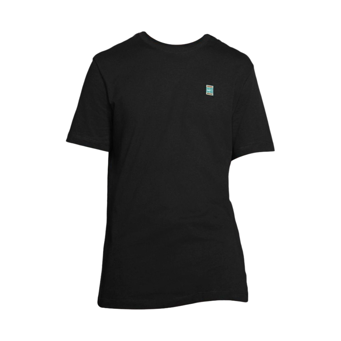BV5809-013 Nike Court Tennis T-Shirt Black Washed Teal