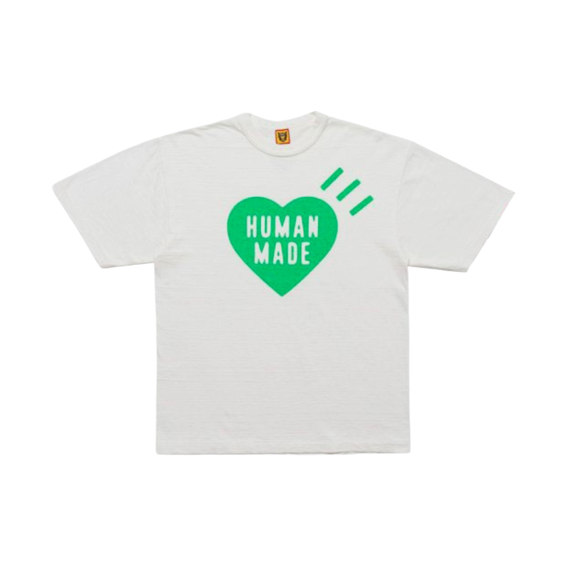 휴먼 메이드 하트 티셔츠 화이트 그린 - 1928 스토어 한정