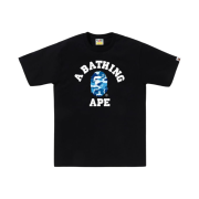 BAPE ABC Camo College T-Shirt Black Blue