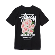 Stussy Carnation T-Shirt Black