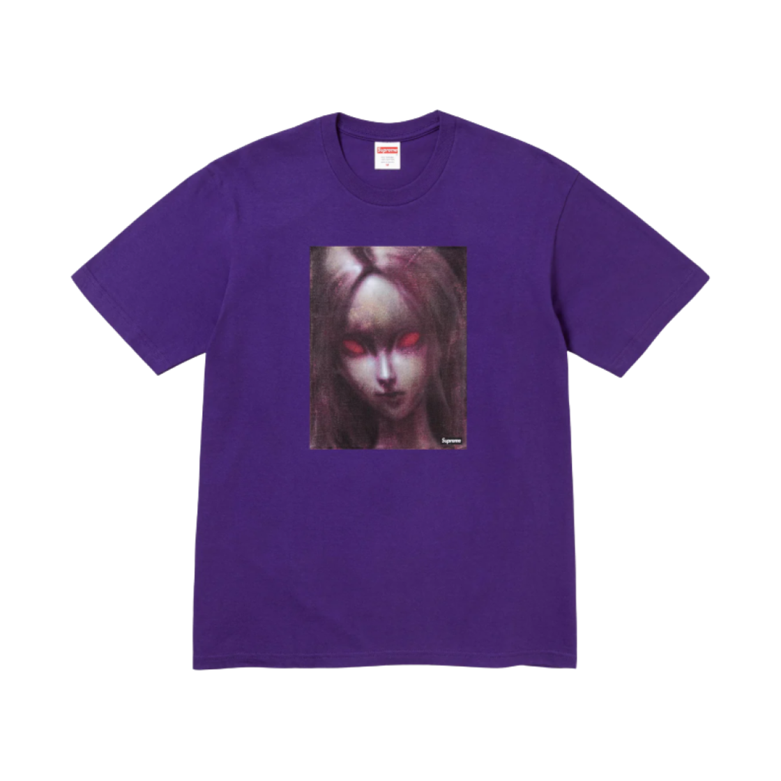 슈프림 레드 아이즈 티셔츠 퍼플 - 24FW(Supreme Red Eyes T-Shirt Purple - 24FW) - 1