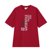 GU x Evangelion Graphic T-Shirt Red