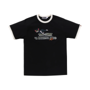 BAPE x Tom & Jerry 85th Anniversary Ringer T-Shirt Black