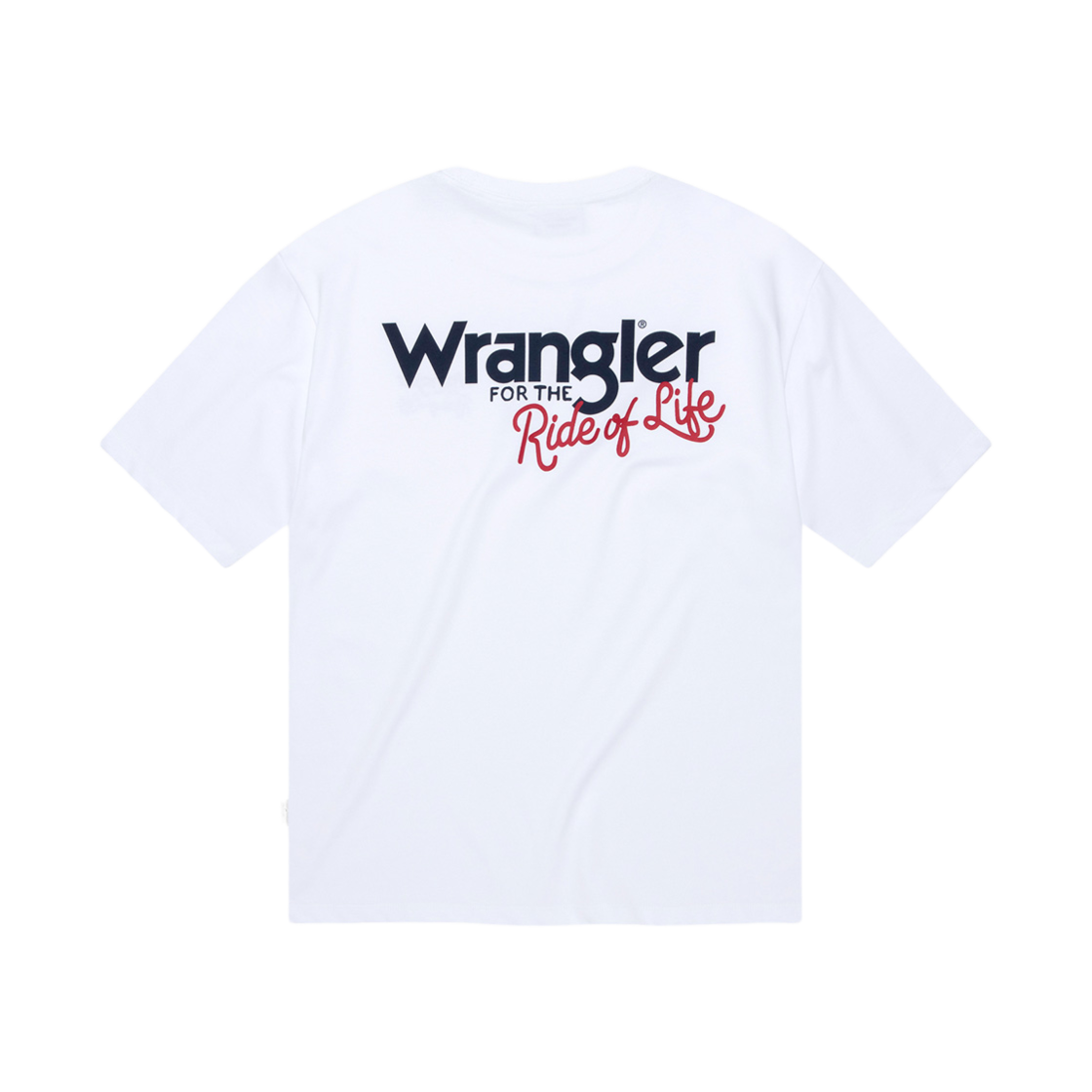 랭글러 카벨로고 슬로건 티셔츠 화이트(Wrangler Kabel Logo With Slogan T-Shirt White)