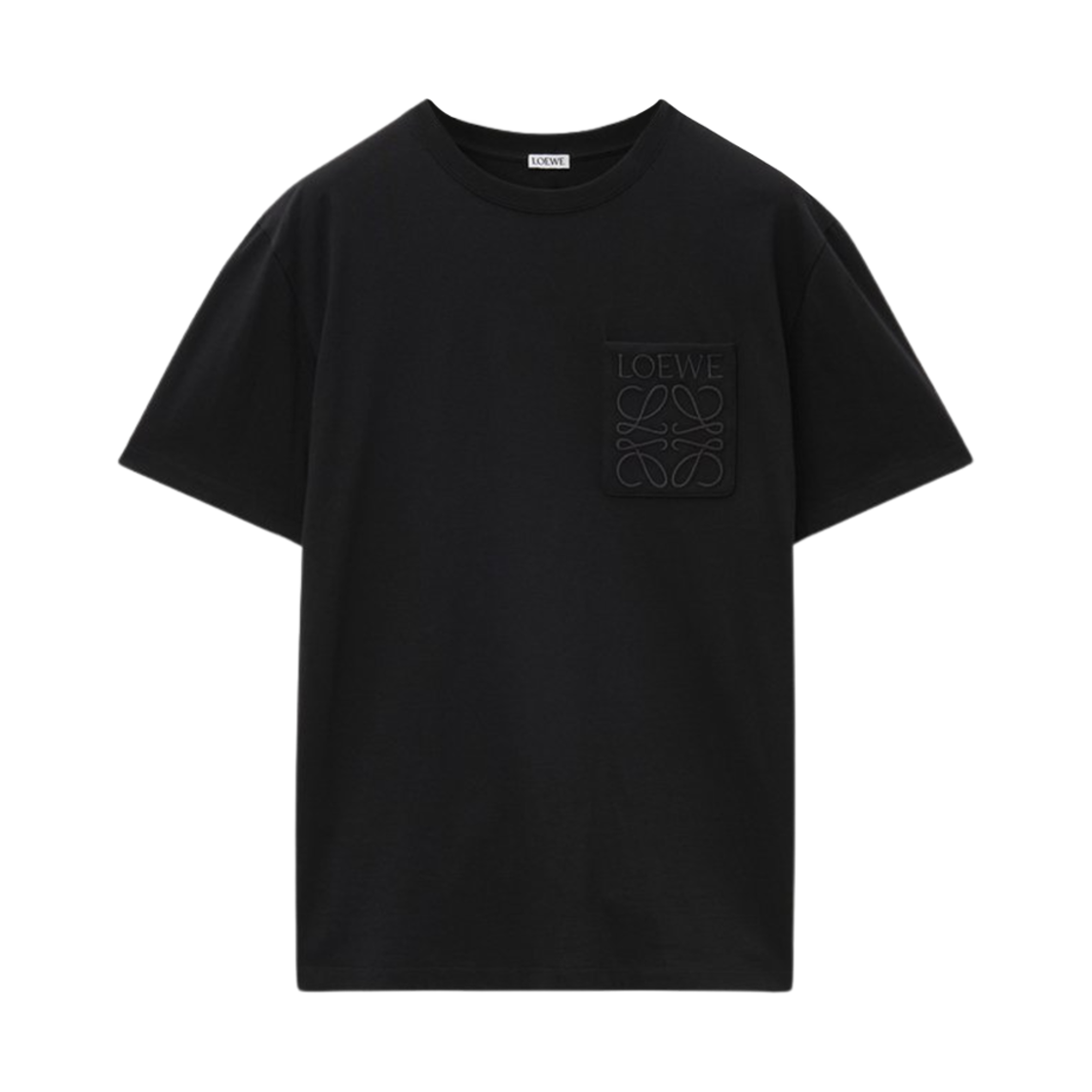 로에베 코튼 릴렉스드 핏 티셔츠 블랙(Loewe Relaxed Fit T-Shirt in Cotton Black)
