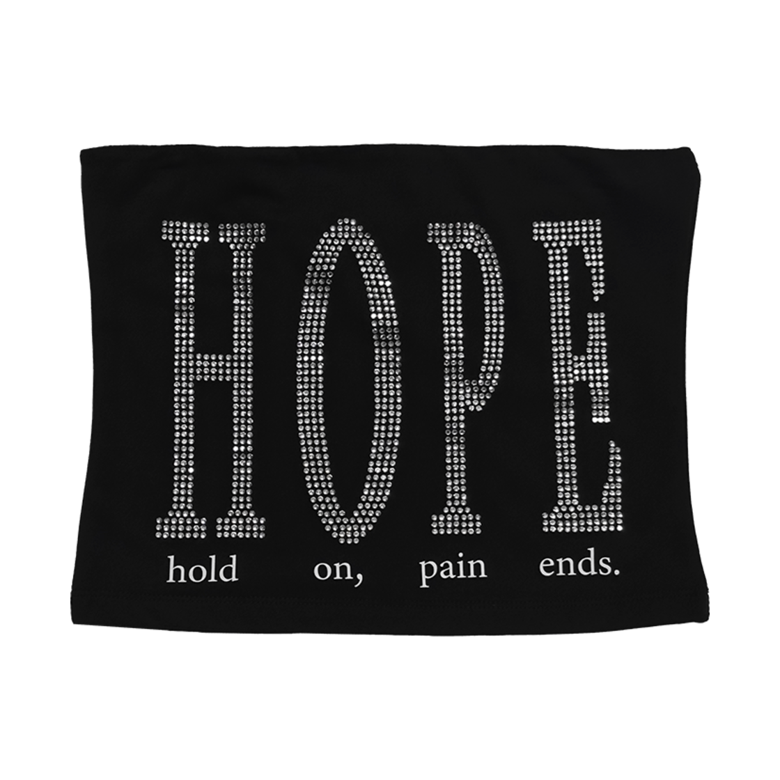 GR25SSFS03BK GRAILZ Pain Ends Tube Top Black