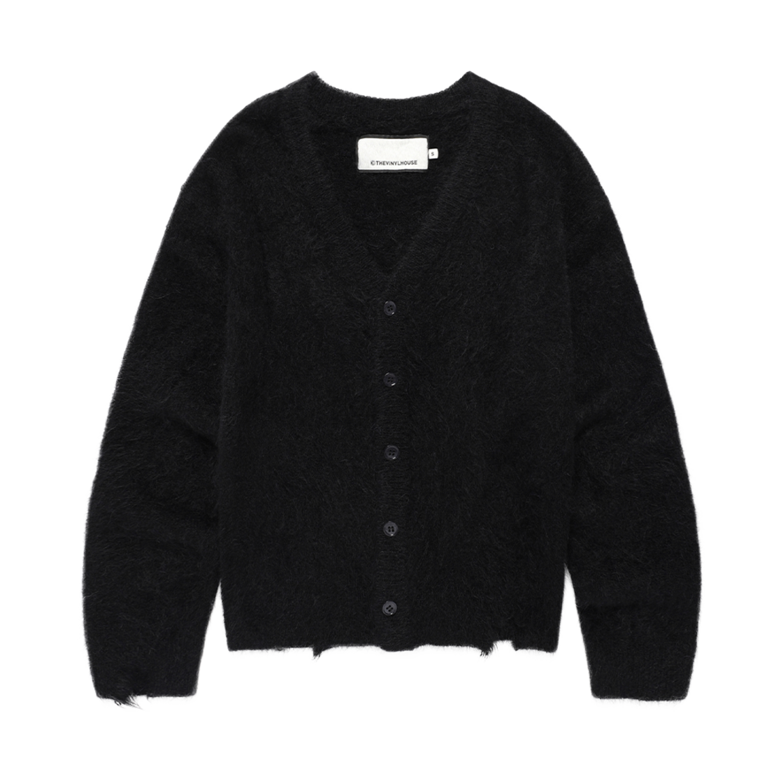 더바이닐하우스 그런지 가디건 블랙(Thevinylhouse Grunge Cardigan Black) - 1