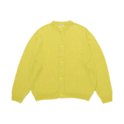 STU Round Neck Cardigan Yellow