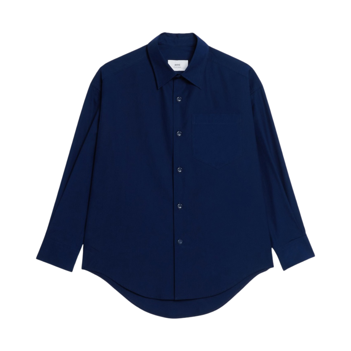 아미 박시 핏 셔츠 노틱 블루(AMI Boxy Fit Shirt Nautic Blue) - 1