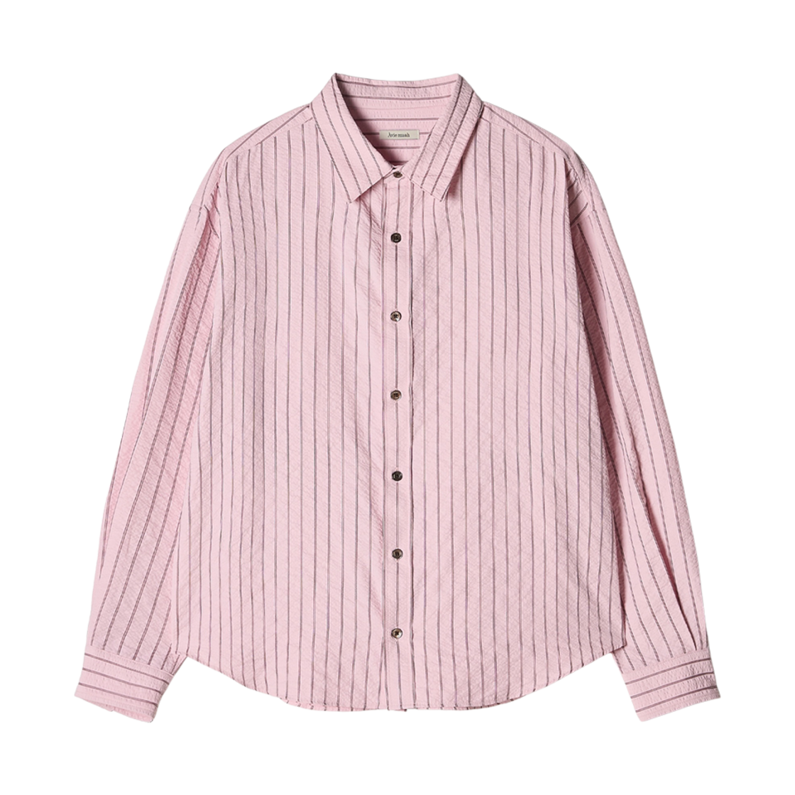 아비에무아 스트라이프 오버사이즈 셔츠 핑크(Aviemuah Striped Oversized Shirt Pink)