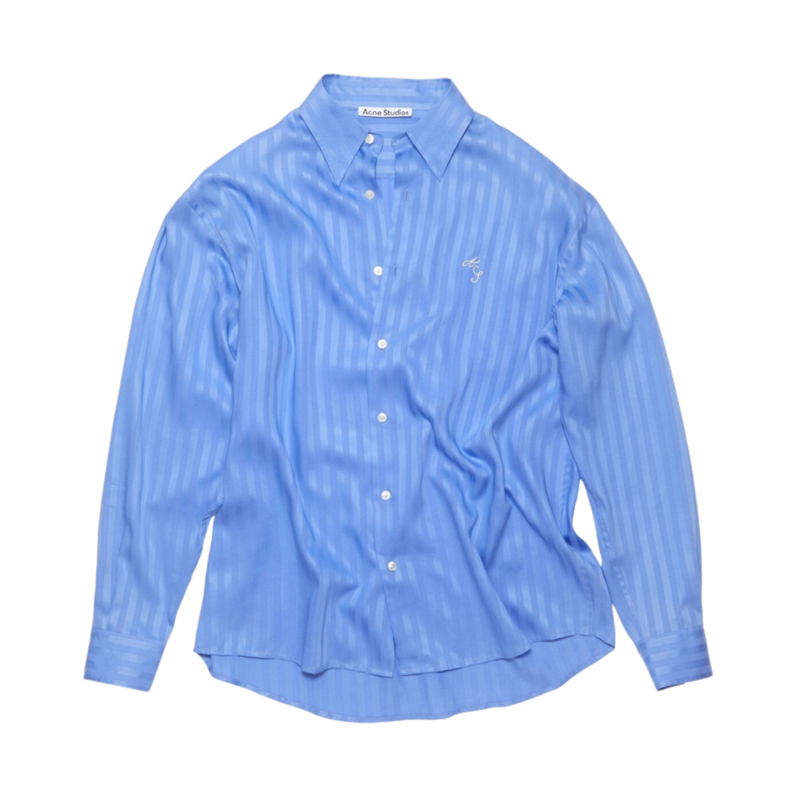 아크네 스튜디오 버튼업 스트라이프 셔츠 콘플라워 블루(Acne Studios Button-Up Stripe Shirt Cornflower Blue) - 1