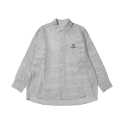 Wooyoungmi See-Through Striped Shirt Gray - 24SS