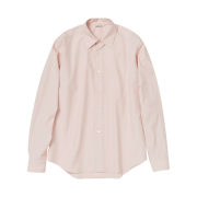 Auralee Washed Finx Twill Shirt Light Pink