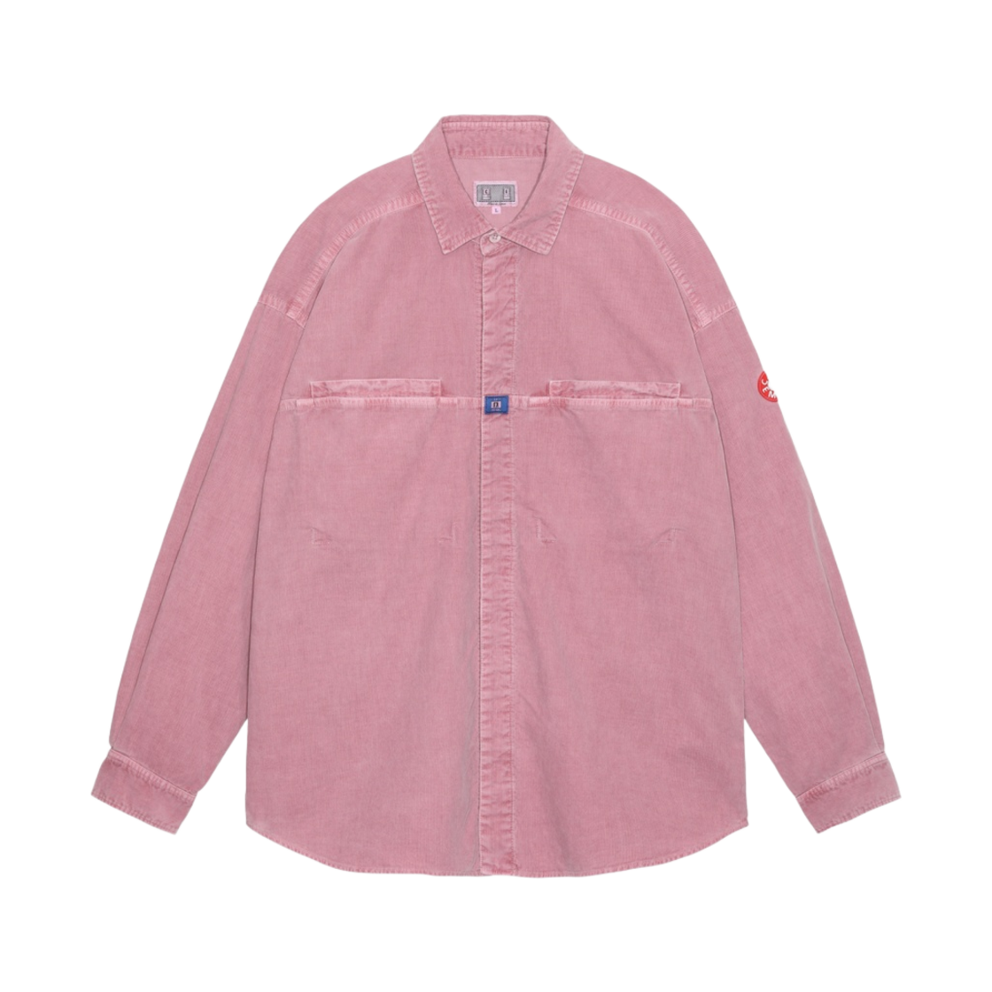 카브엠트 오버다이 코드 디자인 빅 셔츠 핑크 - 23FW(Cav Empt Overdye Cord Design Big Shirt Pink - 23FW)