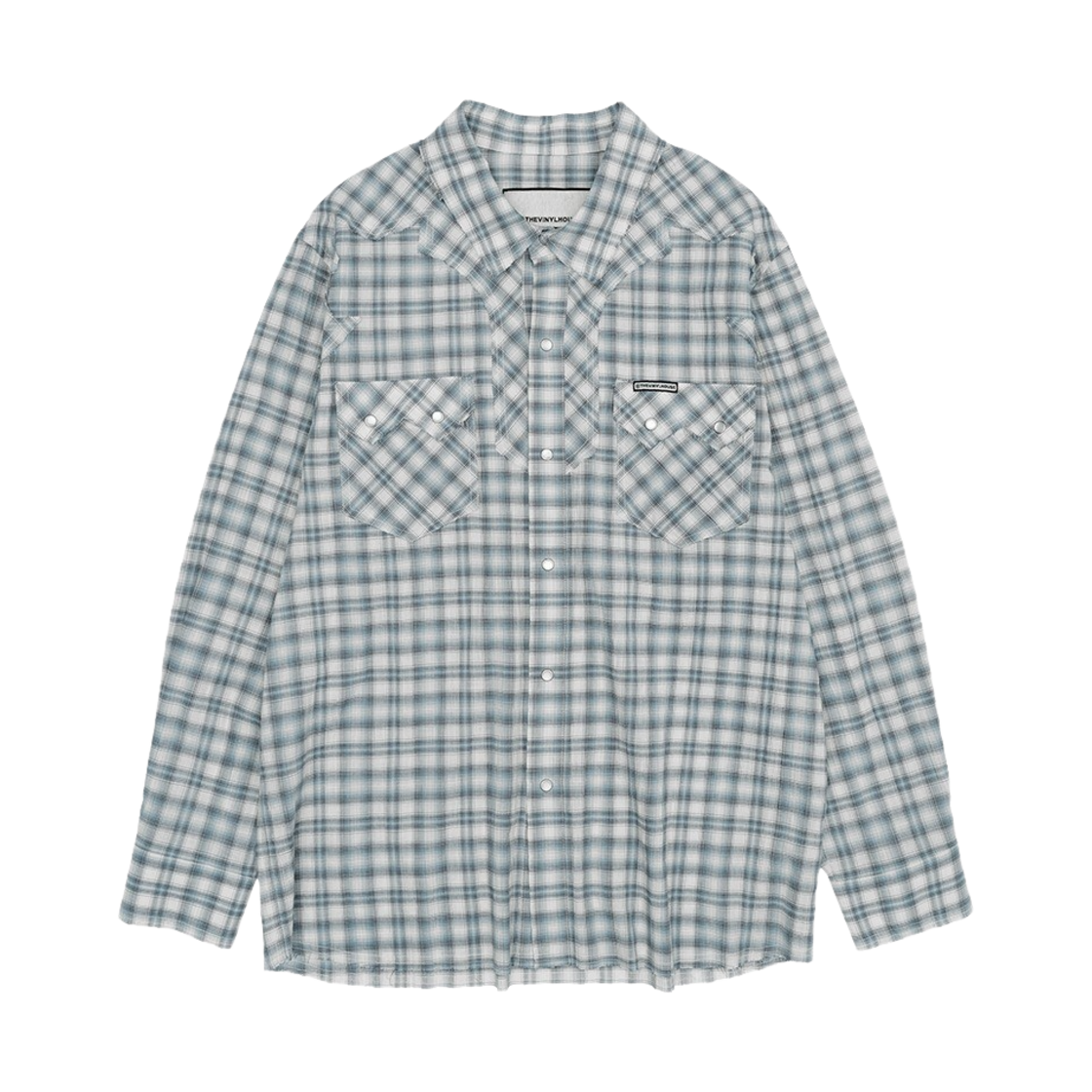 더바이닐하우스 웨스턴 체크 셔츠 그레이(Thevinylhouse Western Check Shirts Grey)