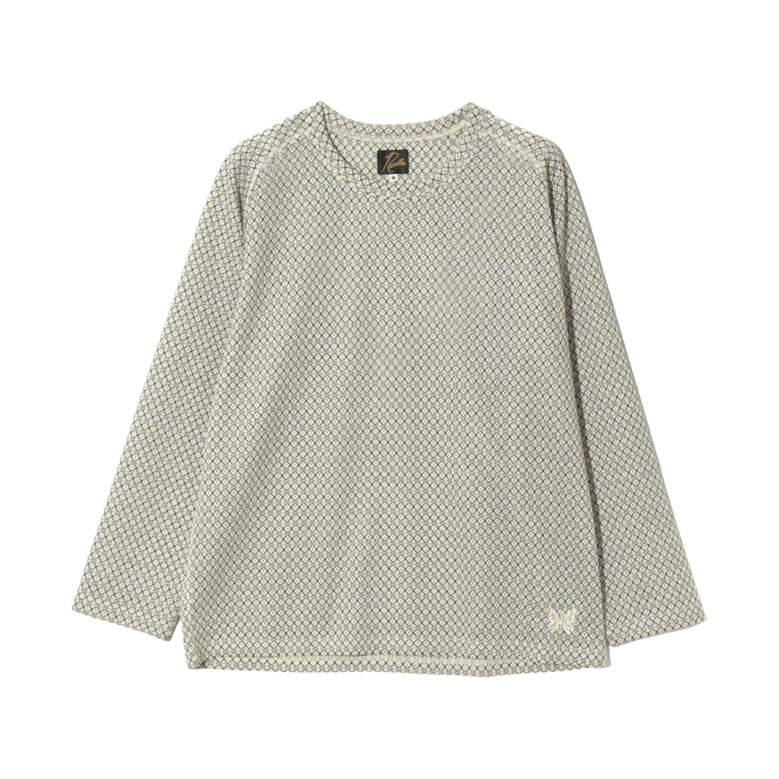 니들스 롱슬리브 유넥 티셔츠 R/PE 러셀 내츄럴 블랙(Needles L/S U-Neck T-Shirt R/PE Russell Natural Black) - 1