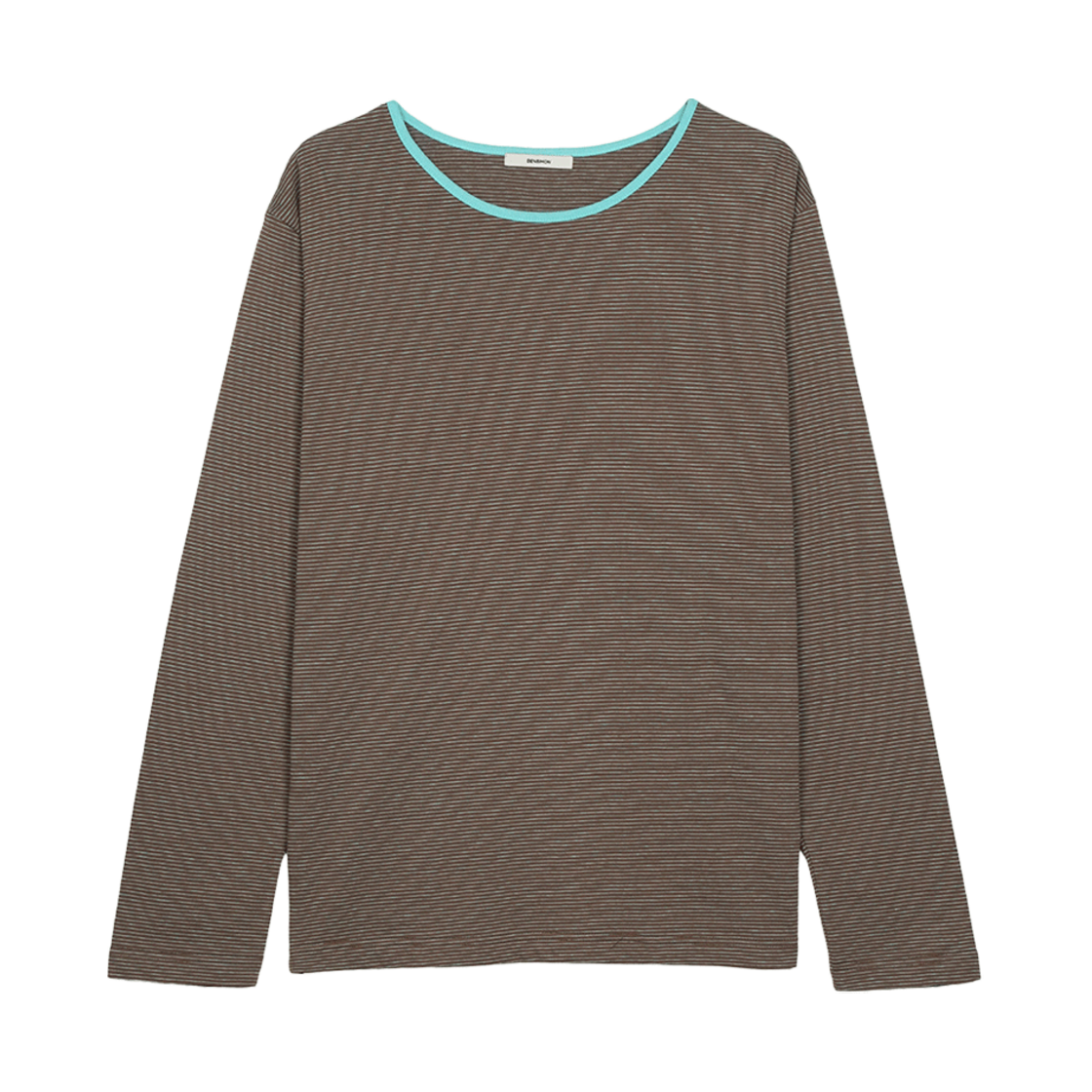 벤시몽 컬러링 스트라이프 롱슬리브 브라운(Bensimon Coloring Stripe Longsleeve Brown)