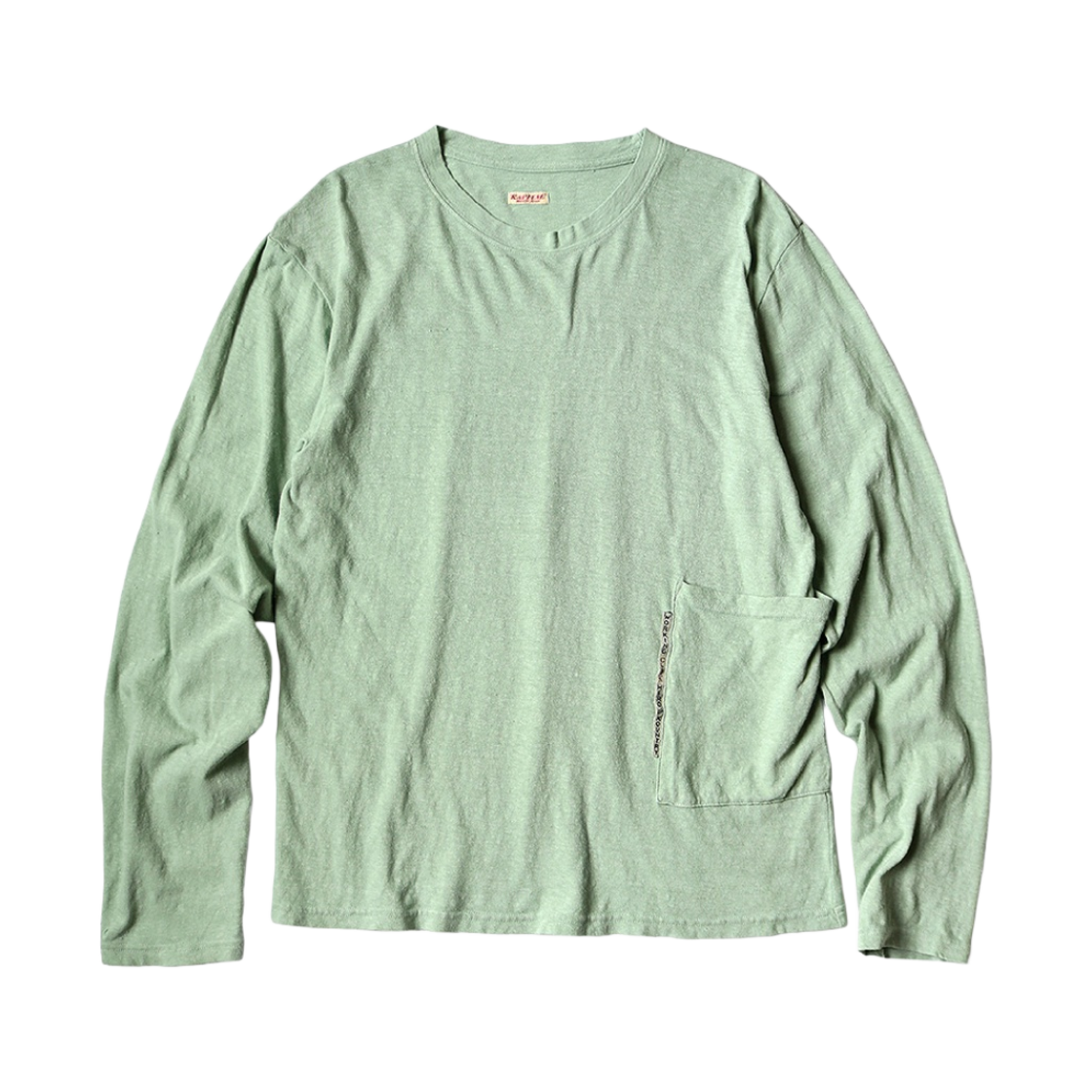 캐피탈 거즈 저지 비스킷 포켓 롱슬리브 민트