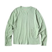 Kapital Gauze Jersey Biscuit Pocket Long Sleeve Mint