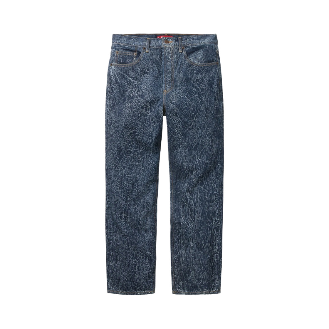 - Supreme Crackle Regular Jean Blue - 23FW