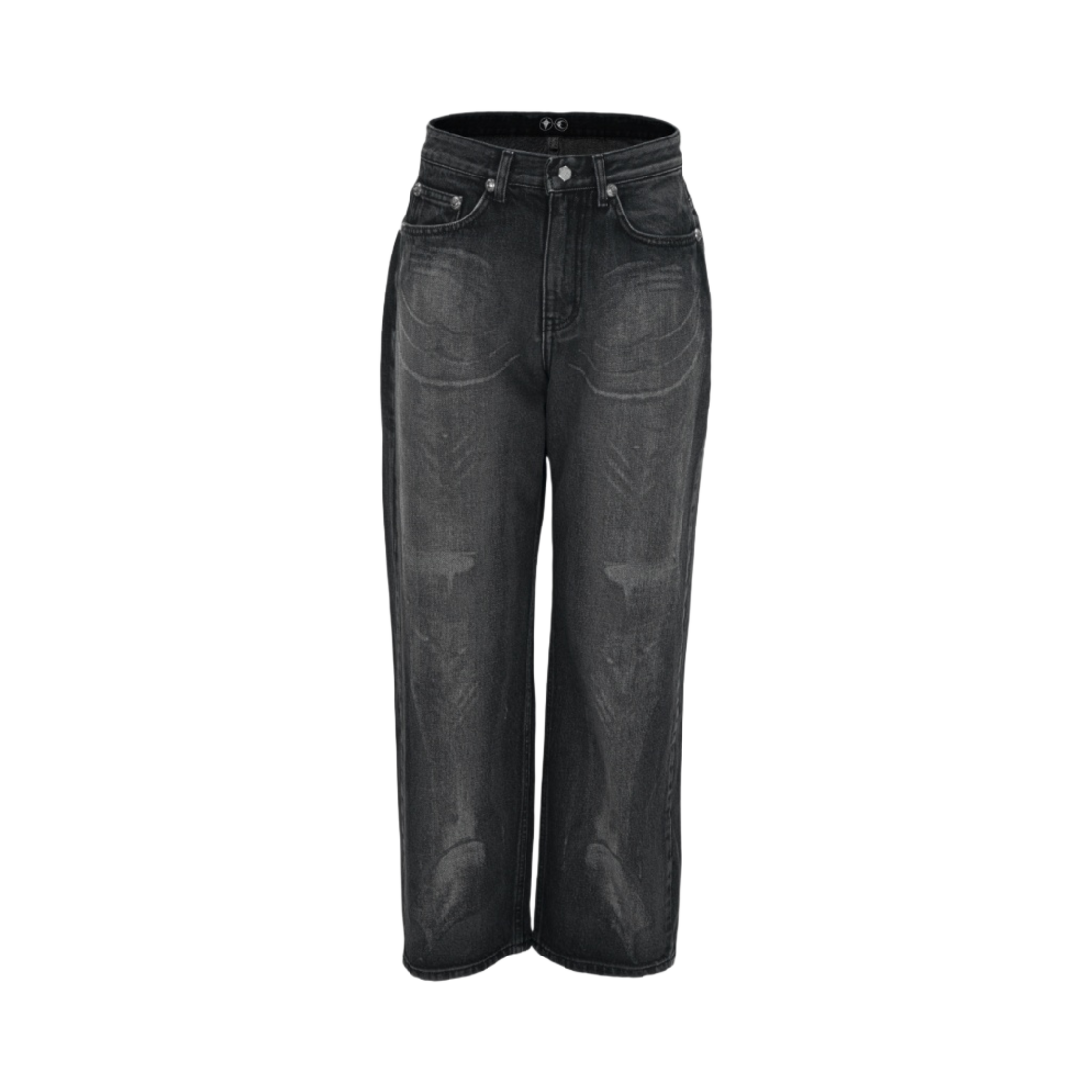 떠그 클럽 워리어 데님 레이저 팬츠 블랙(Thug Club Warrior Denim Laser Pants Black) - 1
