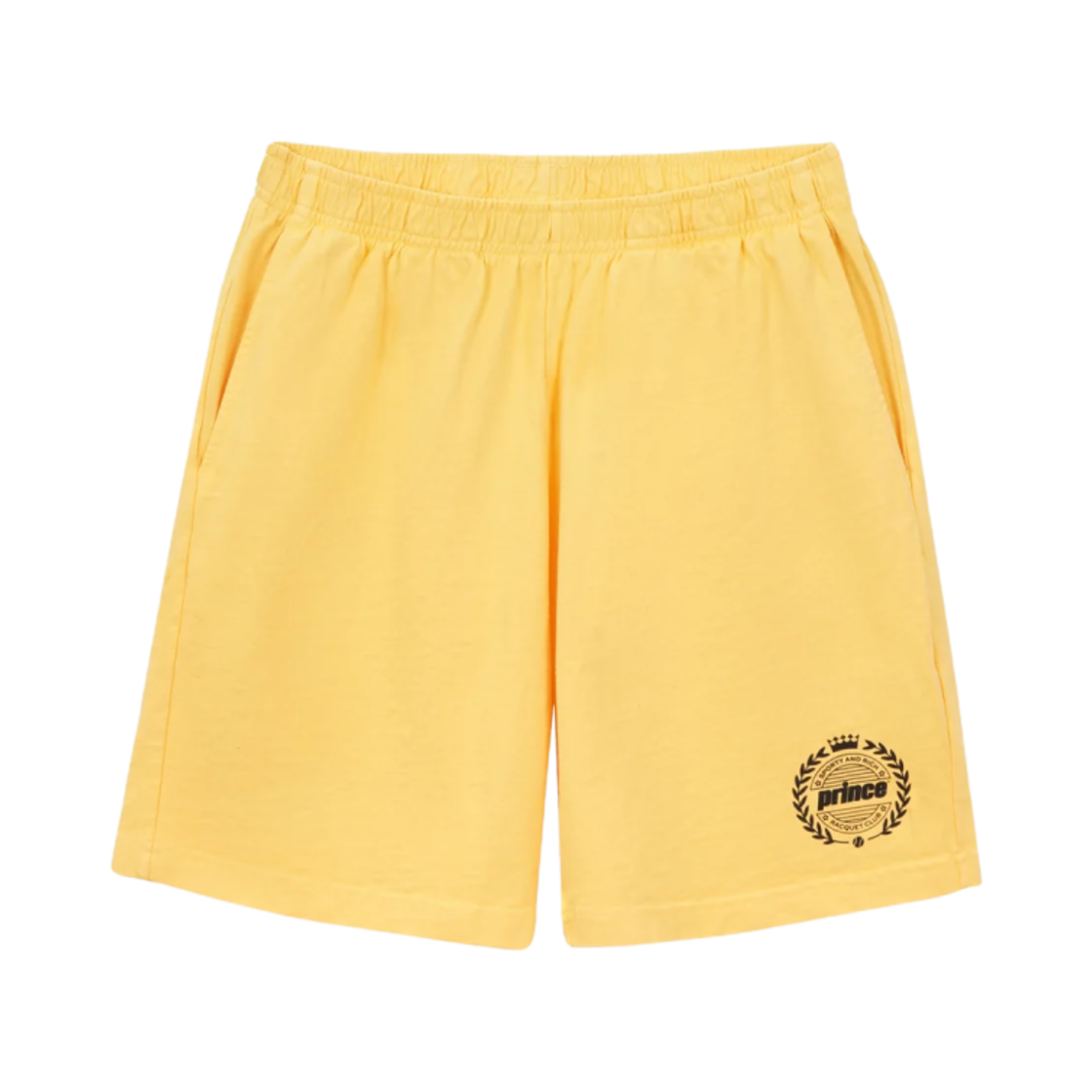 스포티 앤 리치 프린스 크레스트 짐 쇼츠 옐로우(Sporty & Rich Prince Crest Gym Short Yellow) - 1