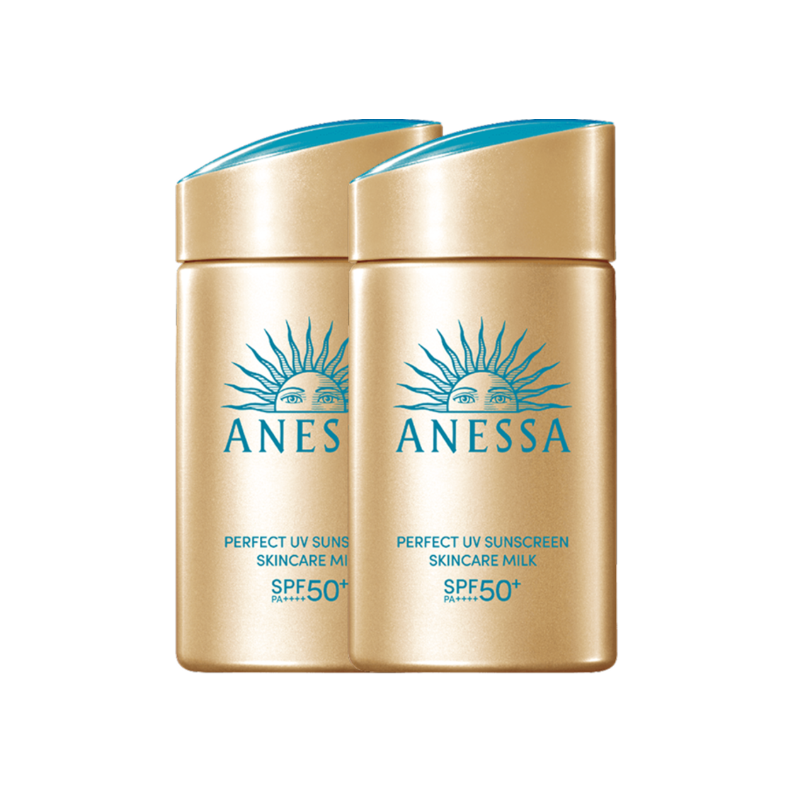 시세이도 아넷사 퍼펙트 UV 선스크린 스킨케어 밀크 2 x 60ml(Shiseido Anessa Perfect UV Sunscreen Skincare Milk 2 x 60ml)