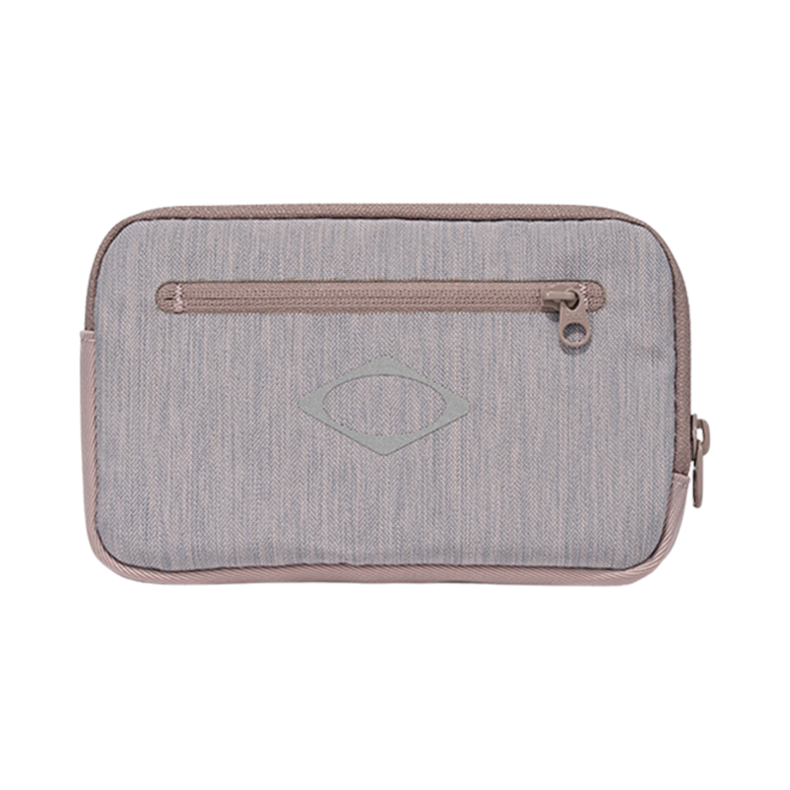 미스치프 롬버스 플랫 파우치 핑크 그레이(Mischief Rhombus Flat Pouch Pink Grey)
