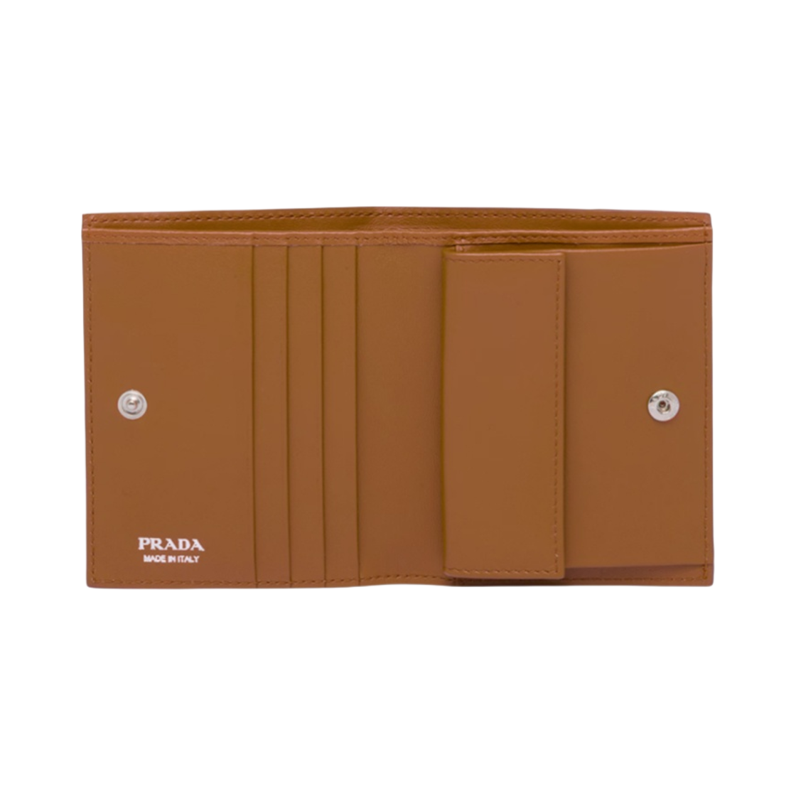 프라다 레더 반지갑 카라멜(Prada Small Leather Wallet Caramel) - 2