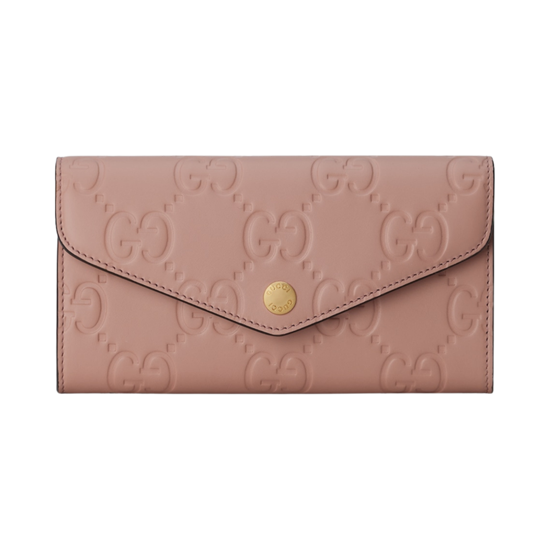 772791-AAC1Q-5820 Gucci GG Continental Wallet Pink Leather