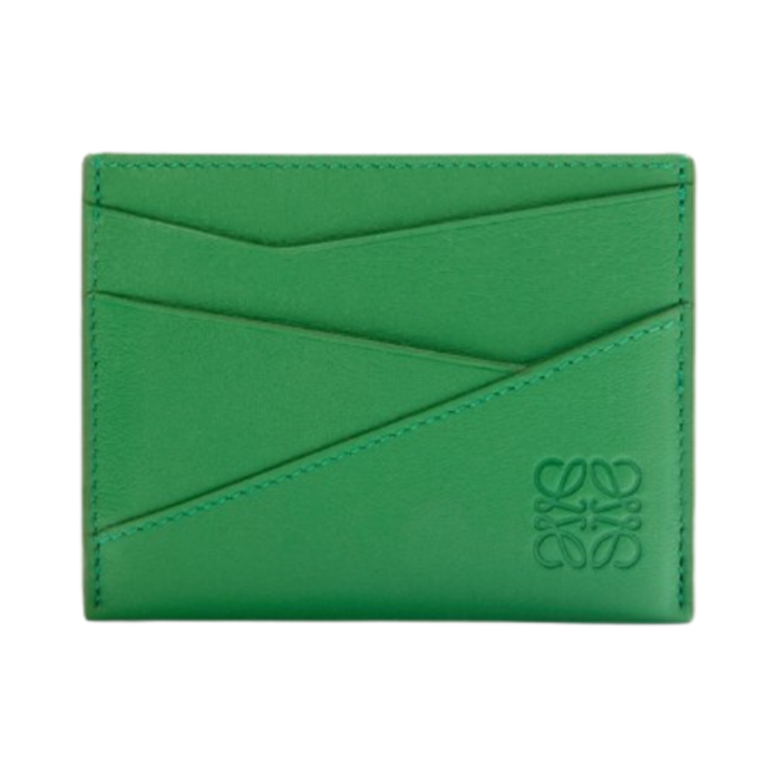 로에베 클래식 카프스킨 퍼즐 플레인 카드 홀더 트로프컬 그린(Loewe Puzzle Plain Card Holder in Classic Calfskin Tropical Green)