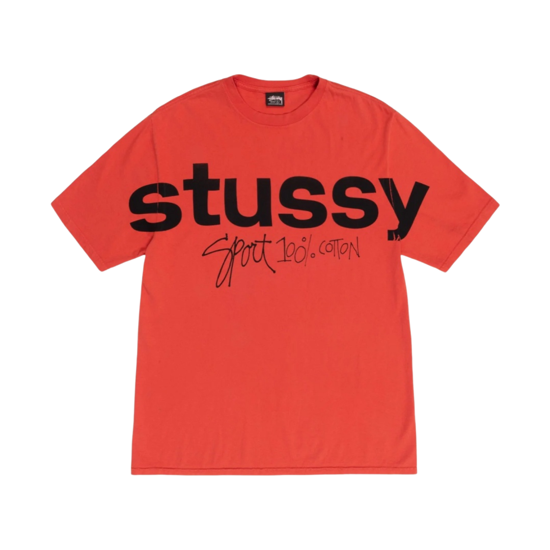 스투시 100% 피그먼트 다이드 티셔츠 토마토